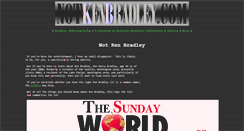 Desktop Screenshot of notkenbradley.com